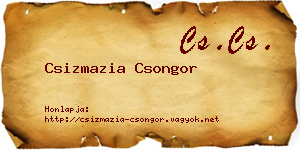 Csizmazia Csongor névjegykártya